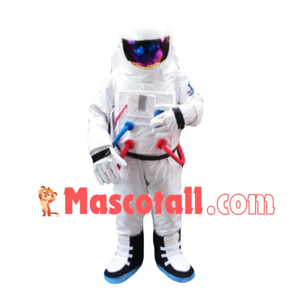 Fully Equipped Astronaut Mascot Costume