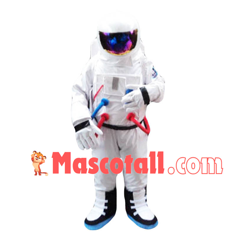 Fully Equipped Astronaut Mascot Costume