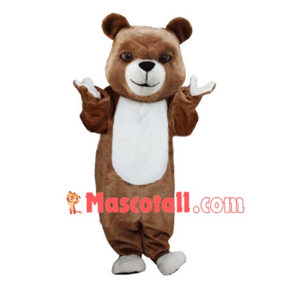 Square Head Dog Mascot Costume