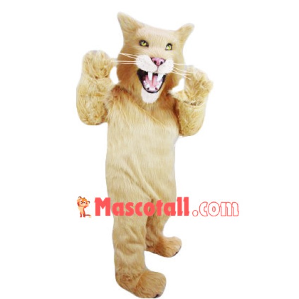 Fierce Solid Color Tiger Mascot Costume