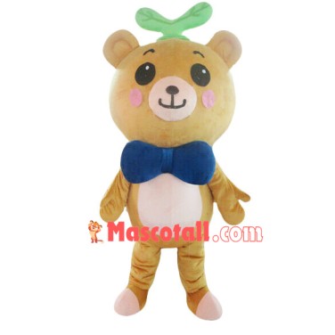 Wedding Bow Tie Bear Mascot Costume