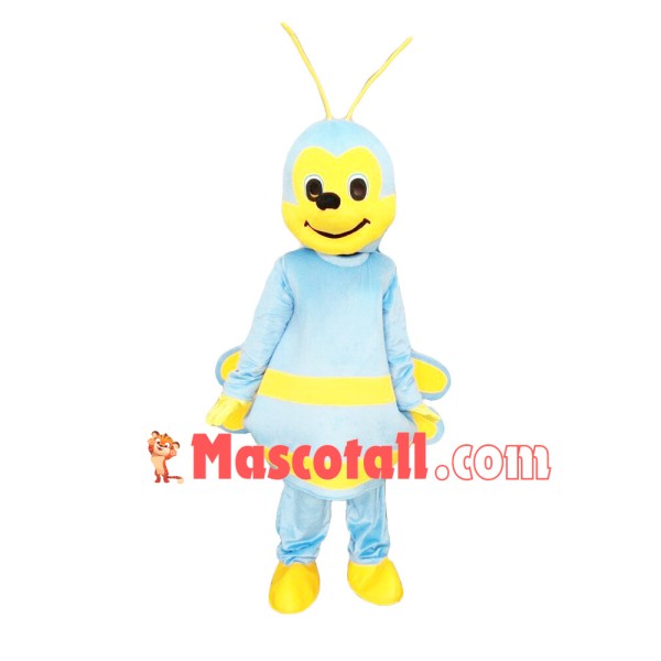 Light Blue Lifesome Bee Mascot Costume