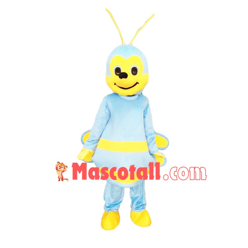 Light Blue Lifesome Bee Mascot Costume