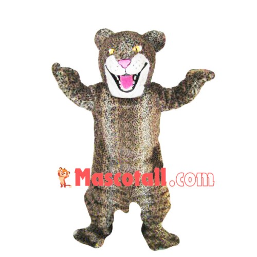 Sturdy Strong Leopard Mascot Adult Costume