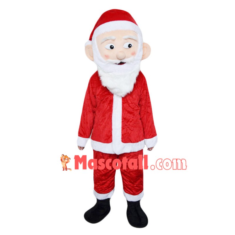 Simple Version Santa Claus Mascot Costume