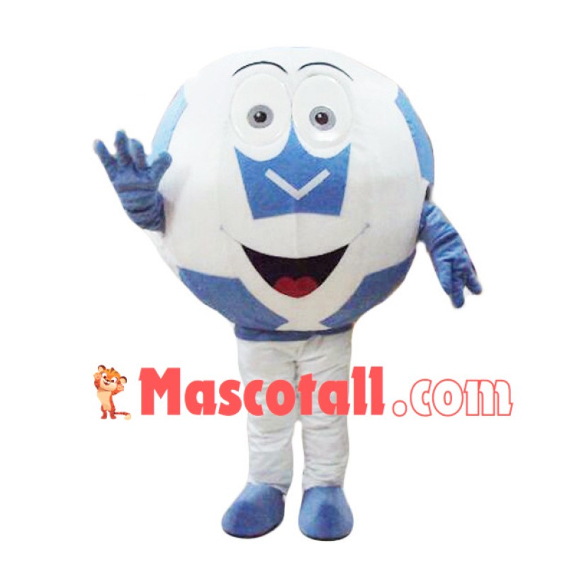 Blue Football Adult Size Mascot Costume