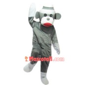 Funny Red Lips Monkey Mascot Costume