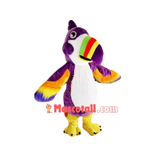 Quiet Rainbow-billed Parrot Mascot Costume