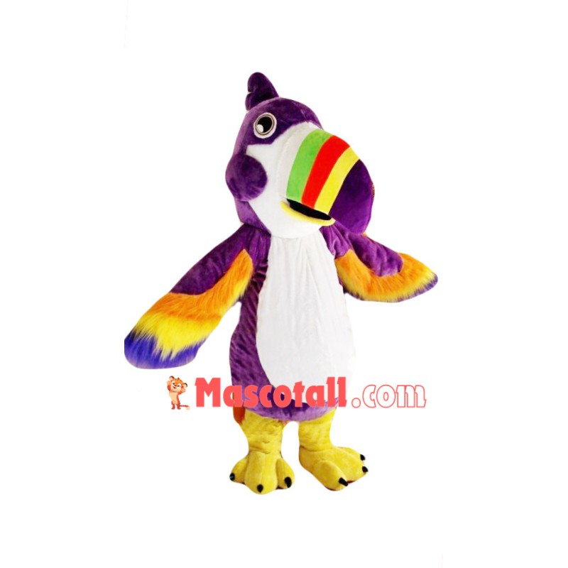 Quiet Rainbow-billed Parrot Mascot Costume