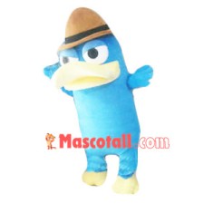 Perry The Platypus Cartoon Mascot Costume