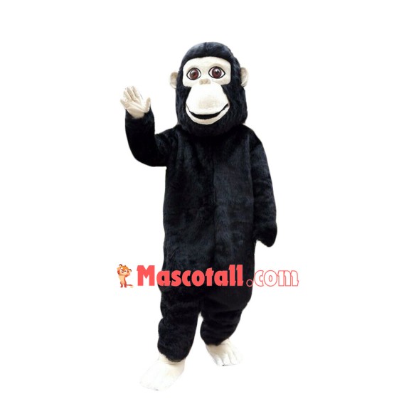 Plush Chimpanzee Adult Mascot Costume