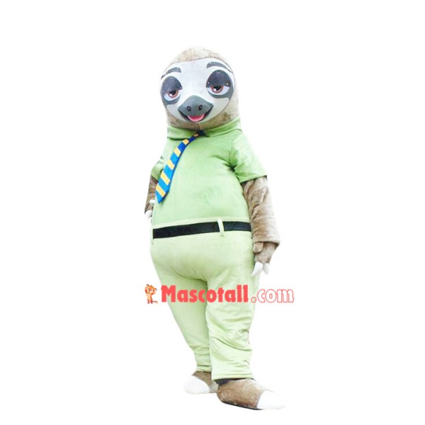 Three-toed Sloth Civil Servant Mascot Costume