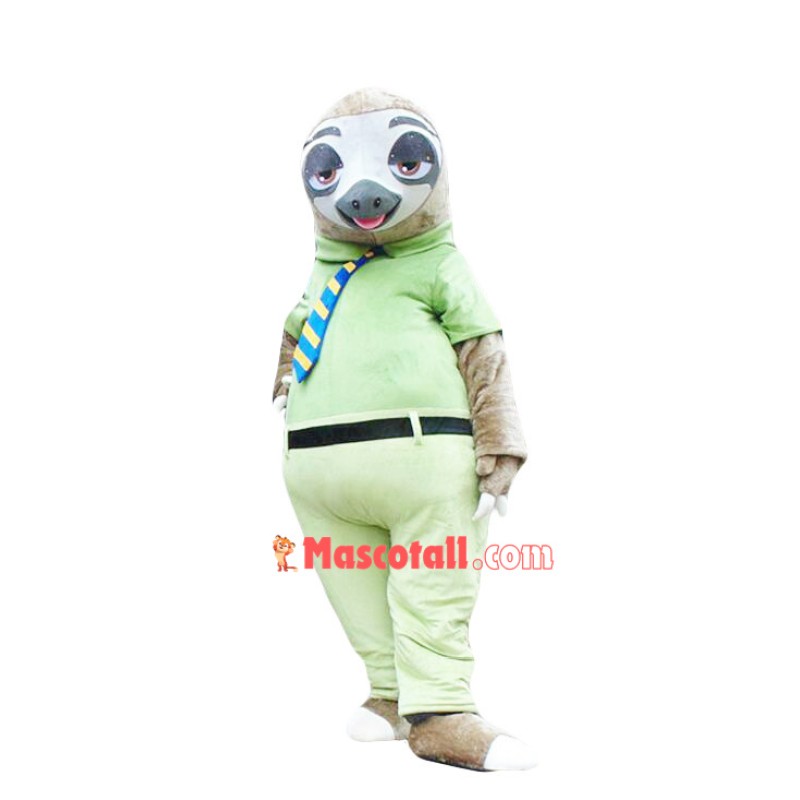 Three-toed Sloth Civil Servant Mascot Costume