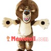 Cheerful Lion With Thick Mane Mascot Costume