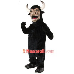 Whole Black Bull Mascot Costume