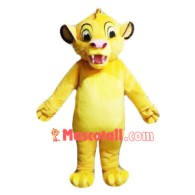 Lion King Simba Cartoon Mascot Costume