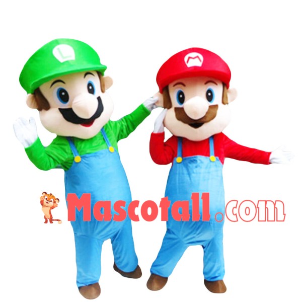 Super Mario Bros Cartoon Mascot Costume