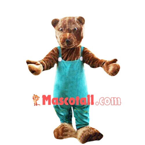 Amicable Brown Bear Mascot Adult Costume
