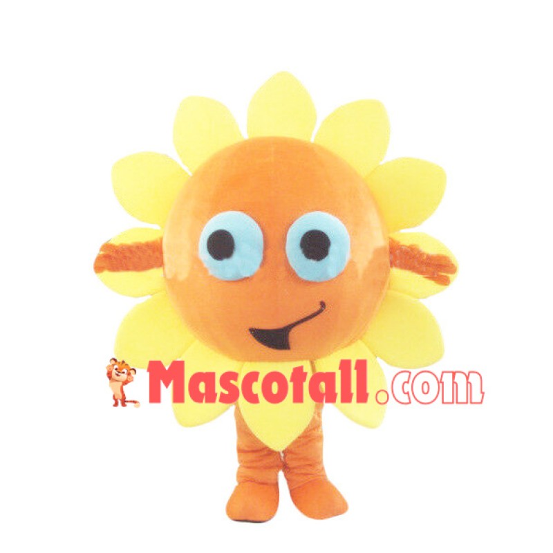 Vigorous Sunflower Cartoon Mascot Costume