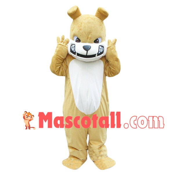 Frightening Big Bulldog Mascot Costume