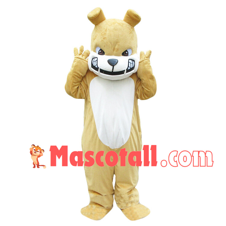 Frightening Big Bulldog Mascot Costume