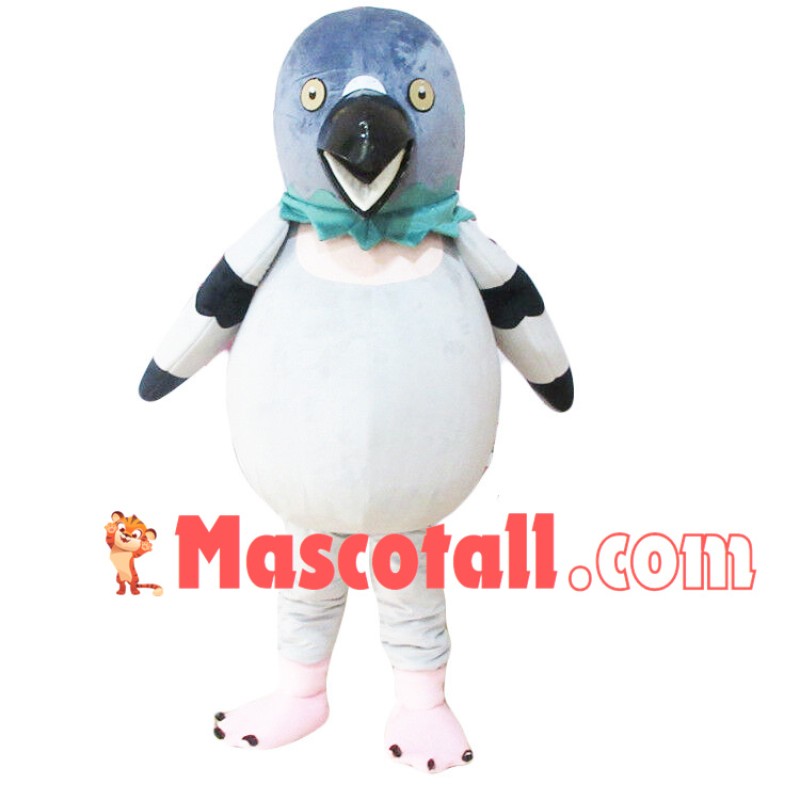 Bird With Blue Head Mascot Costume