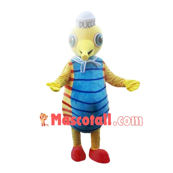 Striped Hippocampus Mascot Costume