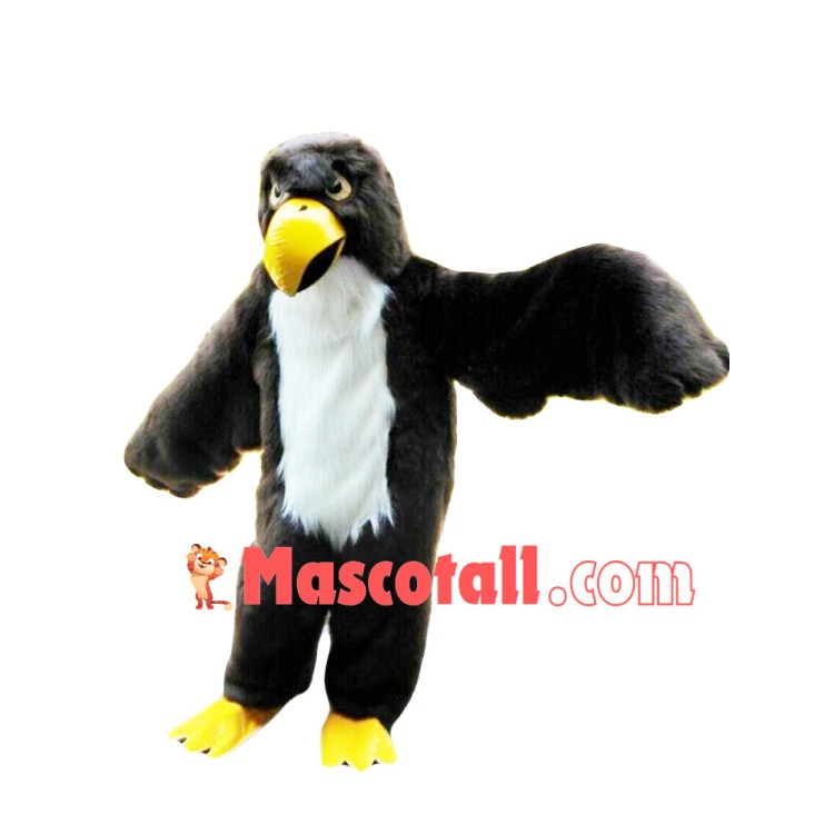 Spreading Wings Hairy Eagle Mascot Costume