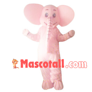 Jolly Young Elephant Mascot Costume