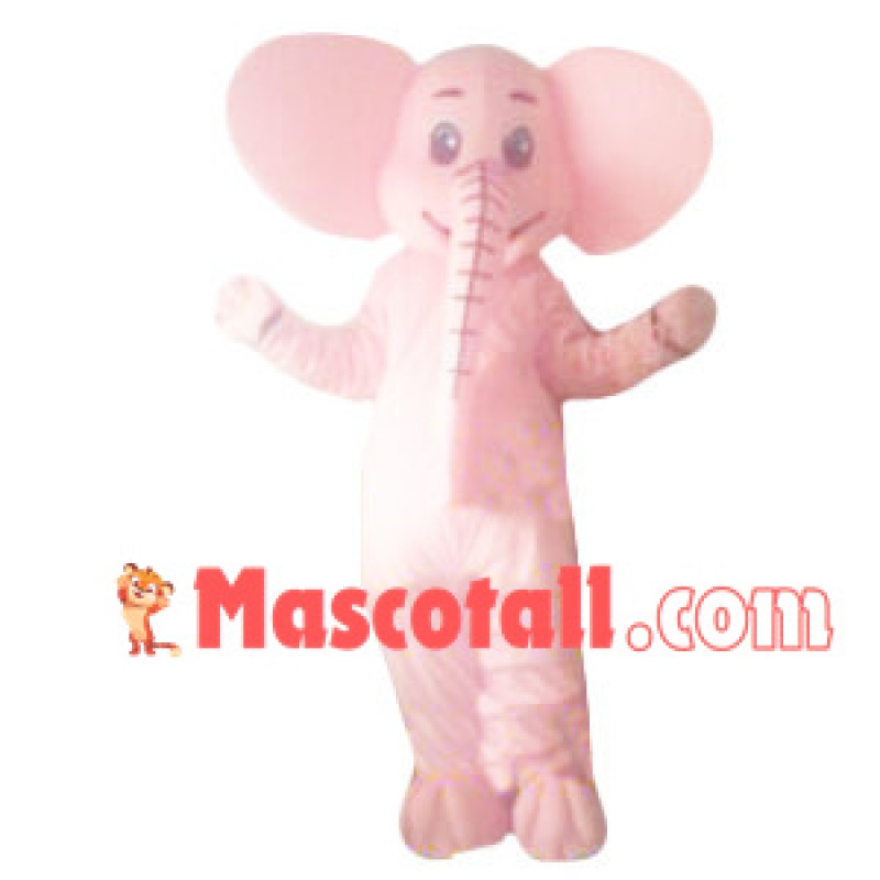Jolly Young Elephant Mascot Costume