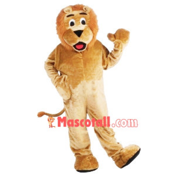 Walking Casual Lion Mascot Costume