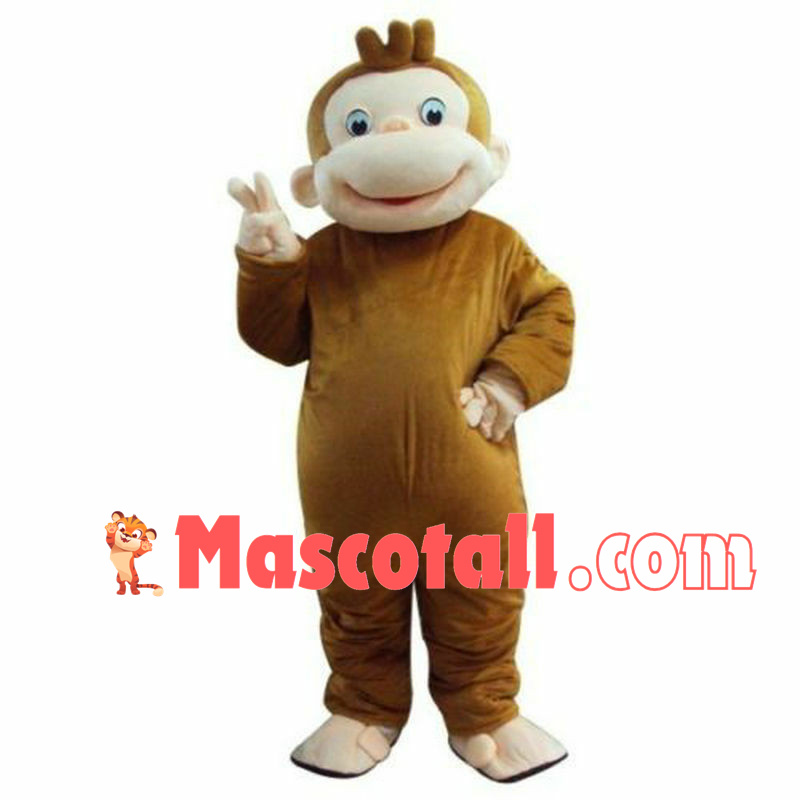 Photographed Kind Monkey Mascot Costume