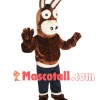Brown Donkey In The Tights Mascot Costume