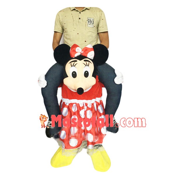 Minnie Prosthetic Legs Mascot Costume