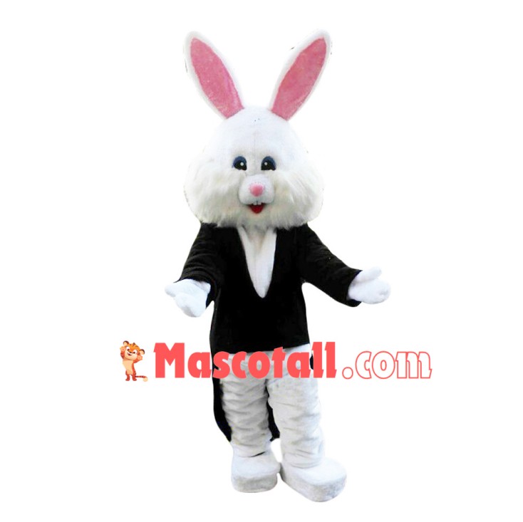 Tuxedo Easter Bunny Mascot Costume