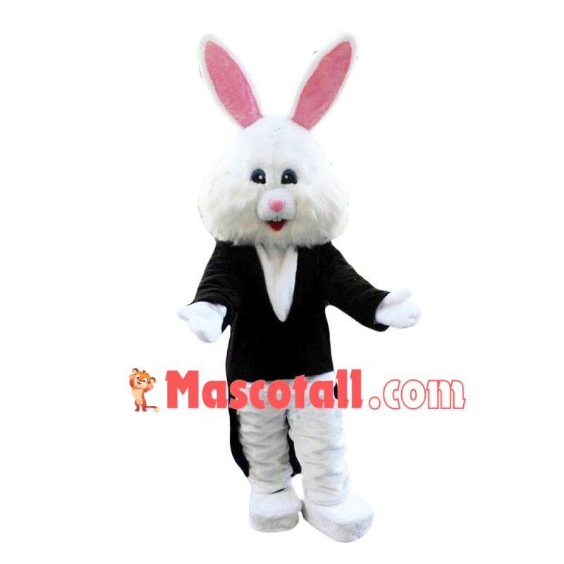 Tuxedo Easter Bunny Mascot Costume