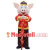 Festive Auspicious Pig Mascot Costume