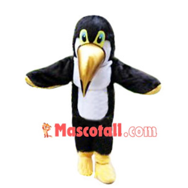 Golden Hook Beak Parrot Mascot Costume