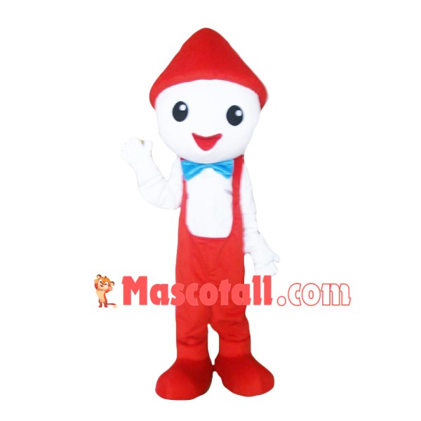 Snowman With Red Hat Mascot Costume