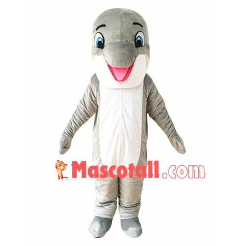 Peaceful Soft Dolphin Mascot Costume