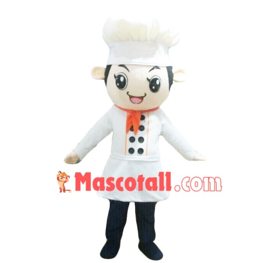 Experienced Pastry Chef Mascot Costume