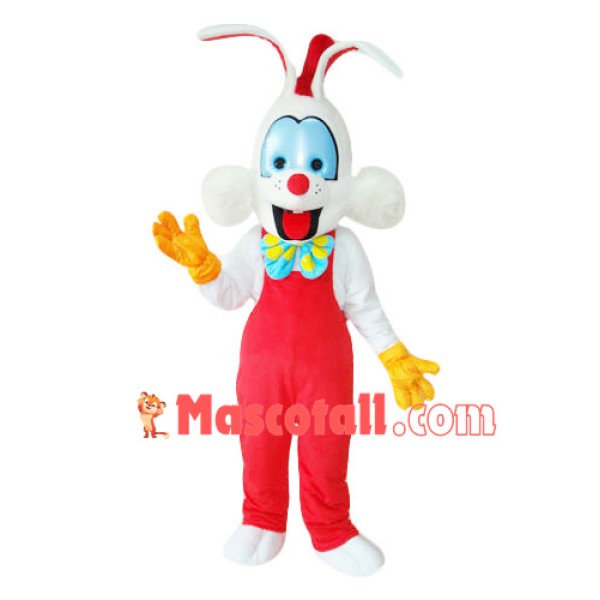 Super Star Roger Rabbit Cartoon Mascot Costume