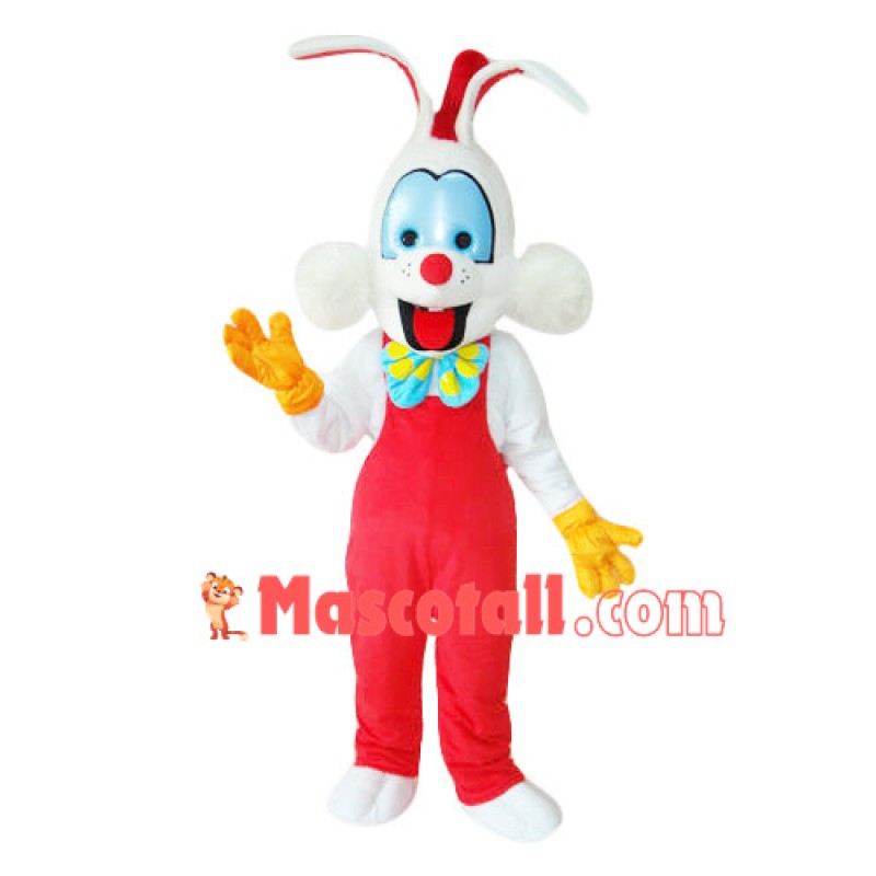 Super Star Roger Rabbit Cartoon Mascot Costume