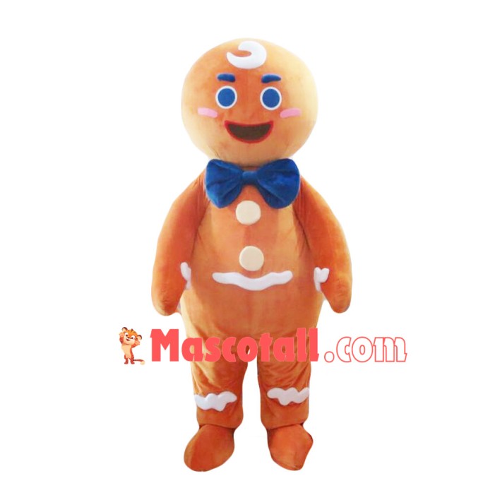Gingerbread Man Mascot Costume