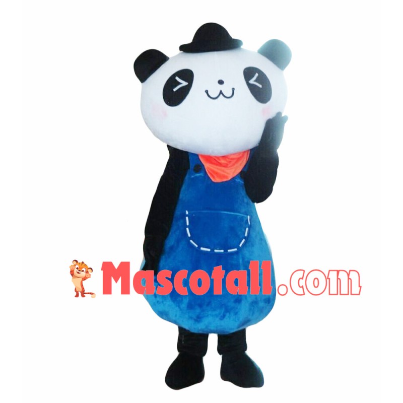 Miss Panda With Pocket Dress Mascot Costume