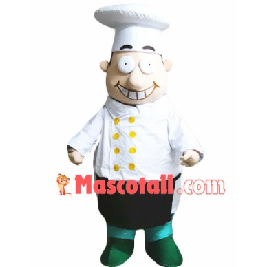 Genial Fat Chef Mascot Costume