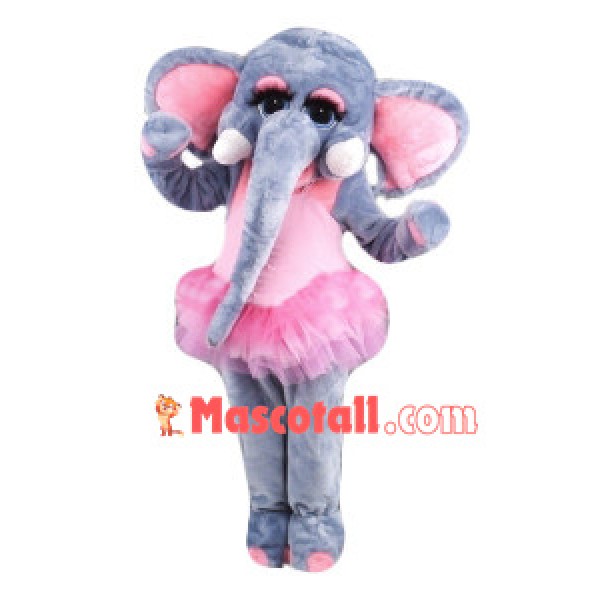 Ballet Baby Elephant Mascot Costume