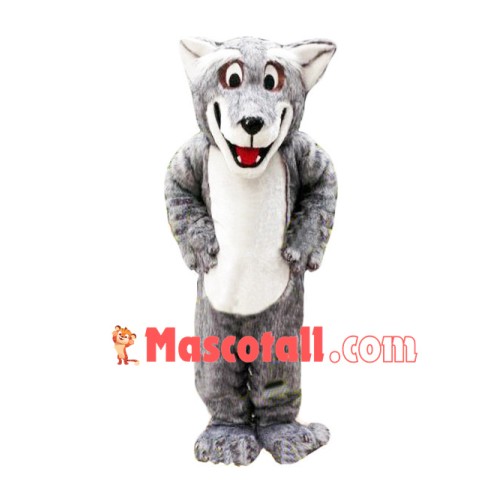 Bad Wolf Long Wool Mascot Costume