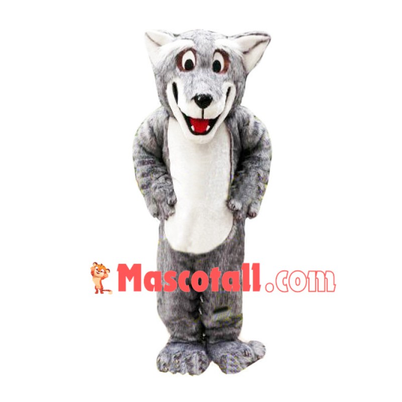 Bad Wolf Long Wool Mascot Costume