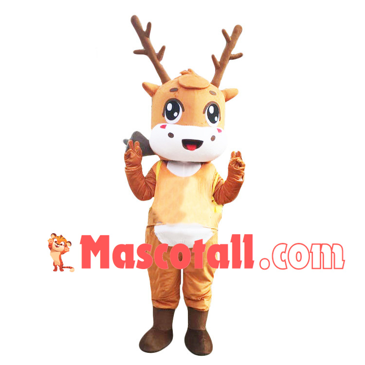 Naive Cute Fawn Mascot Costume